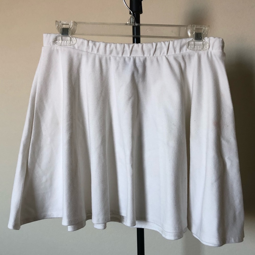 White Skater Skirt